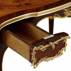 Joseph Emmanuel Zwiener Louis XV style gilt bronze and marquetry desk attributed to Zwiener - 2035769