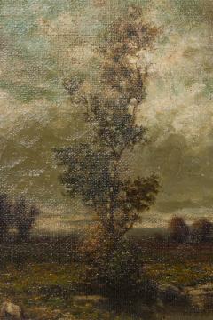 Joseph Foxcroft Cole American Victorian Landscape of Sheep by Stream - 4634797