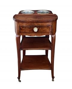Joseph Gegenback dit Canabas A Louis XVI Mahogany Rafraichissoir in the Manner of Joseph Gengenbach Canabas - 4638072