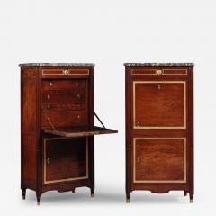 Joseph Gegenback dit Canabas A RARE PAIR OF MAHOGANY AND GILT BRONZE MOUNTED SECRETAIRE - 3521256