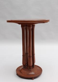 Joseph Paul Anthony Selmersheim French Art Nouveau Art Deco Walnut Gueridon by Tony Selmersheim - 590552