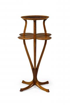 Joseph Paul Anthony Tony Selmersheim Tony Selmersheim French Art Nouveau Two Tier Clover Pedestal Table - 4274158