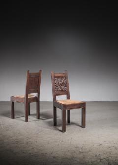 Joseph Savina Pair of Joseph Savina dining chairs - 3699598