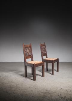 Joseph Savina Pair of Joseph Savina dining chairs - 3699599