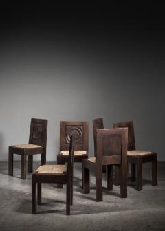 Joseph Savina Set of 6 Joseph Savina dining chairs - 3891838