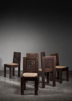 Joseph Savina Set of 6 Joseph Savina dining chairs - 3891840