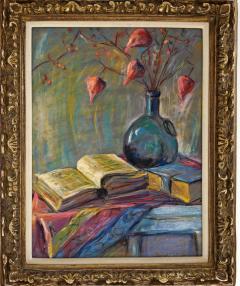 Joseph Stella Still Life of Books and Chinese - 392626