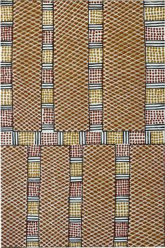 Josephine Burak An Australian Aboriginal Painting Of Body Paint Design - 949435