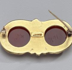 Josephine Hartwell Shaw American Arts Crafts Brooch with Cameos by Josephine Hartwell Shaw - 4442215