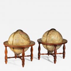 Josiah Loring A pair of 12 inch table globes by Josiah Loring dated 1844 and 1841 - 2149175