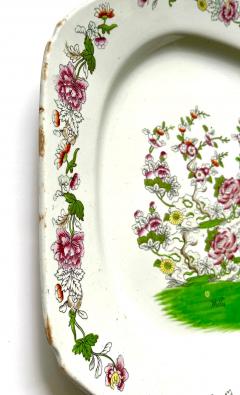 Josiah Spode II Rare Spode Willis Thatchd House London Trial Pattern Platter circa 1810 - 4602558