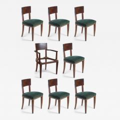 Joubert et Petit DIM DIM Joubert et Petit 7 dining side chairs 1 armchair - 3143682