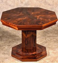 Joubert et Petit DIM DIM Joubert et Petit center side table in figured rosewood - 3913534