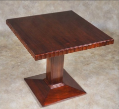 Joubert et Petit DIM DIM Joubert et Petit side table in mahogany - 3091939