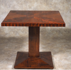 Joubert et Petit DIM DIM Joubert et Petit side table in mahogany - 3091957