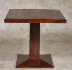 Joubert et Petit DIM DIM Joubert et Petit square table in French walnut - 3091946