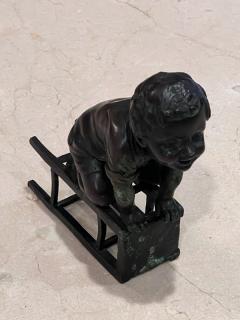 Juan Clara BOY PLAYING ON CHAIR BRONZE BY JUAN CLARA - 2811366