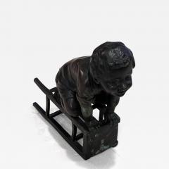 Juan Clara BOY PLAYING ON CHAIR BRONZE BY JUAN CLARA - 2828563