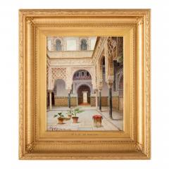Juan Montenegro Pair of antique Spanish orientalist oil paintings by Montenegro - 4113658
