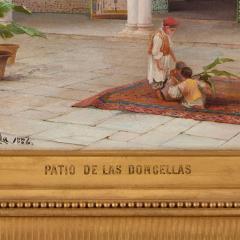Juan Montenegro Pair of antique Spanish orientalist oil paintings by Montenegro - 4113660