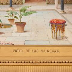 Juan Montenegro Pair of antique Spanish orientalist oil paintings by Montenegro - 4113663