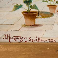 Juan Montenegro Pair of antique Spanish orientalist oil paintings by Montenegro - 4113664