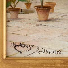 Juan Montenegro Pair of antique Spanish orientalist oil paintings by Montenegro - 4113665