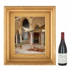 Juan Montenegro Pair of antique Spanish orientalist oil paintings by Montenegro - 4113667