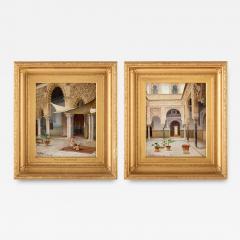 Juan Montenegro Pair of antique Spanish orientalist oil paintings by Montenegro - 4115130