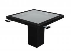 Juan Montoya Chic Game Table with Wire Glass by Juan Montoya - 161669
