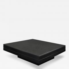 Juan Montoya Custom Coffee Table with Black Granite Top by Juan Montoya - 142862