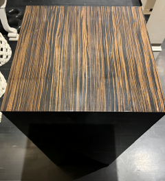 Juan Montoya Custom Zebra Wood Pedestal - 3775883