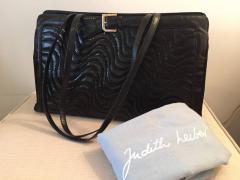 Judith Leiber Judith Leiber Oversize Snakeskin Buckle Pocketbook - 110662