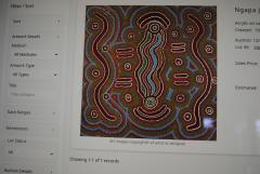 Judy Nanipijinpas Granites Rare Australian Aboriginal Dream Dot Painting - 4565175