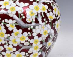 Juebi Ando A Japanese Sterling Silver Cloisonne Vase by Ando Jubei - 898031