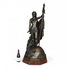 Jules Bertin Large Napoleon III period bronze sculpture by Jules Bertin - 2165453