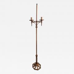 Jules Bouy ART DECO HAMMERED METAL FLOOR LAMP IN THE MANNER OF JULES BOUY - 2668863