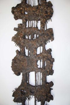 Jules De Waele Signed Large Scale Jules De Waele Brutalist Wall Sculpture Belgium 1969 Pia Manu - 1392381