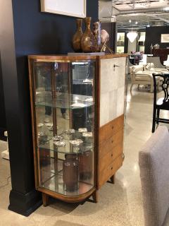 Jules Deroubaix Art Deco Burl Sandalwood Wood and Shagreen Secretaire Cabinet by Jules Deroubaix - 2135334