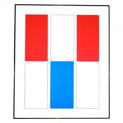 Jules Engel Exceptional Document 1968 Large Painting - 2554276