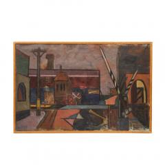 Jules Halfant Jules Halfant Rail Crossing Middletown NY 1941 - 2431240