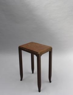 Jules Leleu 2 FINE FRENCH ART DECO MAHOGANY SIDE TABLES BY JULES LELEU - 746084