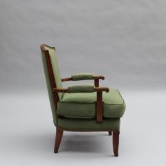 Jules Leleu 3 Fine French 1940s Mahogany Armchairs by Jules Leleu - 4602018