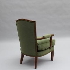 Jules Leleu 3 Fine French 1940s Mahogany Armchairs by Jules Leleu - 4602019