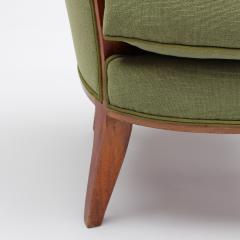 Jules Leleu 3 Fine French 1940s Mahogany Armchairs by Jules Leleu - 4602021