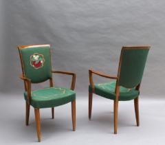 Jules Leleu 4 Fine French Art Deco Armchairs by Jules Leleu - 1233014