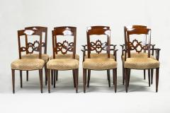 Jules Leleu A Set of Eight French 40 s Dining Chairs by Jules Leleu - 3640647