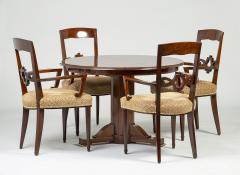 Jules Leleu A Set of Eight French 40 s Dining Chairs by Jules Leleu - 3640652