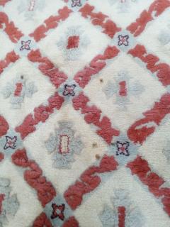 Jules Leleu A woollen rug with geometrical decoration - 3477902