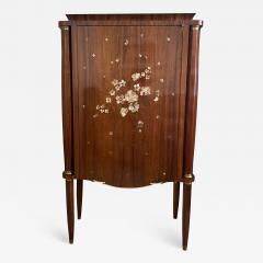 Jules Leleu Art Deco Mother of Pearl Inlaid Rosewood Cabinet - 1774822